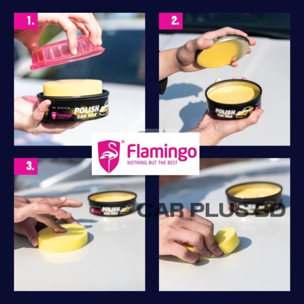 Flamingo Polish Wax for Longest-lasting High-gloss Shine of for Motorbike/Car - Image 2