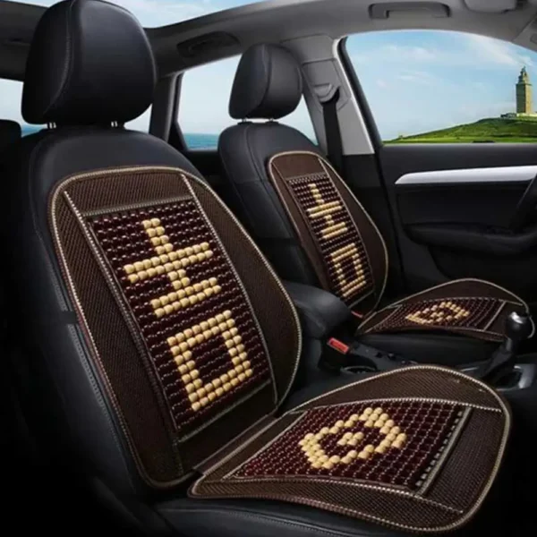 Wooden beads car seat cushion (2 Seat) - Image 1