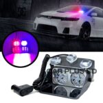 24W 8 LED Car Strobe Light (Vip Light)