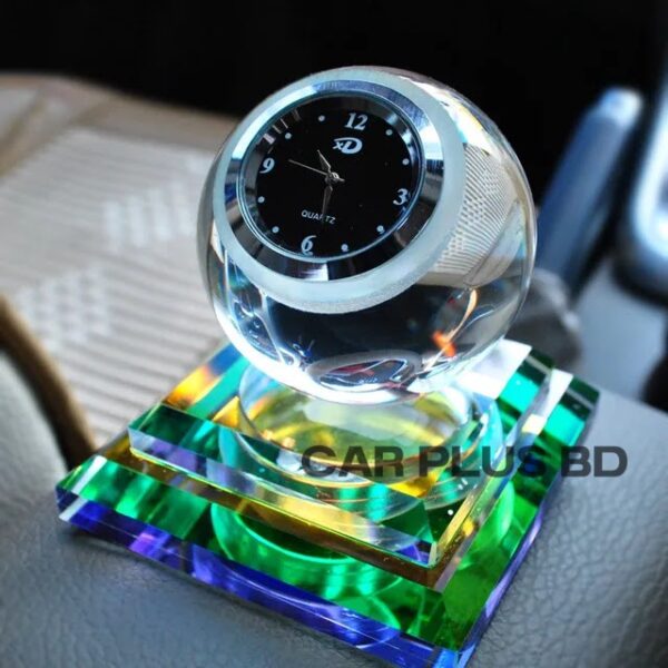 Crystal Car Perfume Seat Interior Decoration Air Freshener Bottle With Watch - Image 3