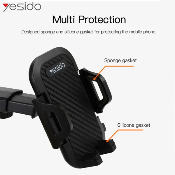 Yesido Universal Car Phone Holder Stand Dashboard Windshield Sucker Mobile Phone Holder Mobile Support - Image 3