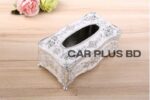 Universal Luxury European Style Acrylic Tissue Box – White (premium quality) - Image 2