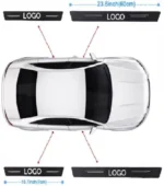 Door Sill Protector Sticker-Toyota - Image 3