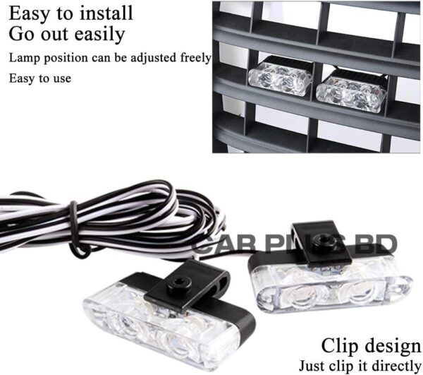 Wireless Remote Control Led Strobe Grill Flashlight - Image 2