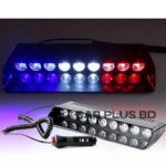 Car Strobe Flashing Lights Lamp 9LED Red/Blue - Image 3