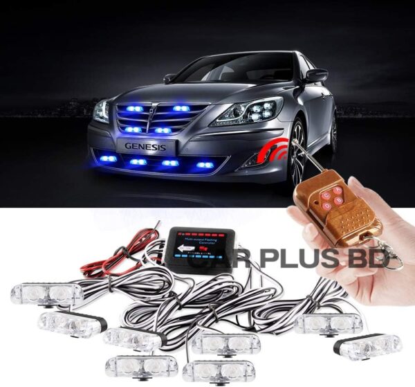 Wireless Remote Control Led Strobe Grill Flashlight - Image 4