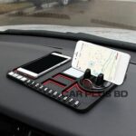 Car Accessories Anti-Slip Car Dashboard Mat & Mobile Phone Holder Mount - Universal Non Slip Sticky Rubber Pad for Smartphone, GPS Navigation, God Idols, Toys, Coins