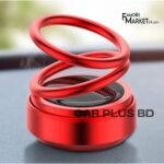 Solar Car Aromatherapy Rotating Double Ring Suspension Air Fresheners Car Fragrance