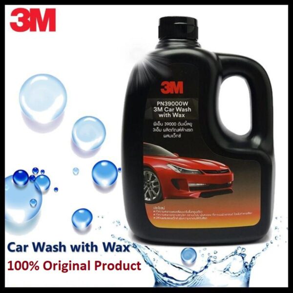 3.M car wash shampoo with wax formula 1000Ml. - Image 3