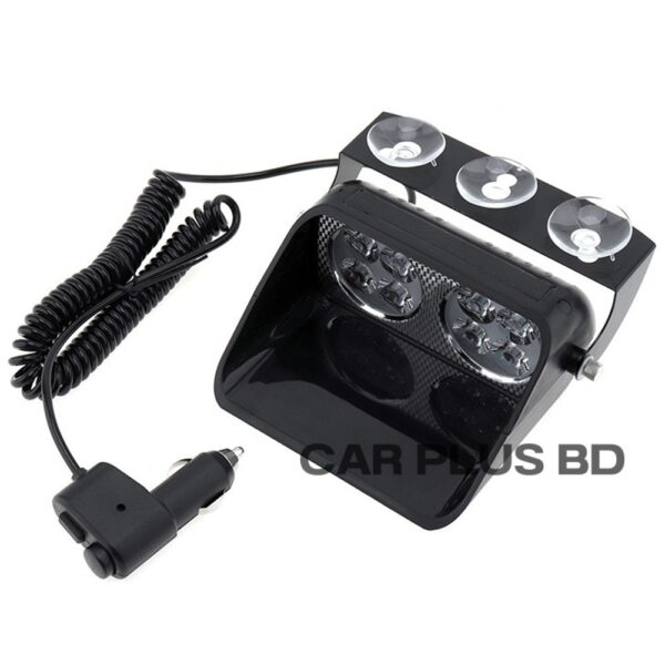 24W 8 LED Car Strobe Light (Vip Light) - Image 2
