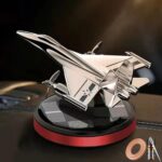 Fashion Car Air Freshener Natural Solar Powered Long-lasting Car Fragrance Diffuser Fighter Aeroplane Perfume - Image 5