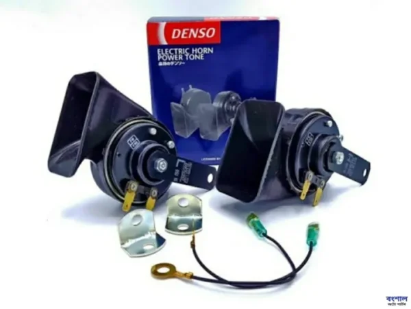 Denso Compact Full Power Tone Universal Horn Set of 2 for Motorbike/Car - Image 2