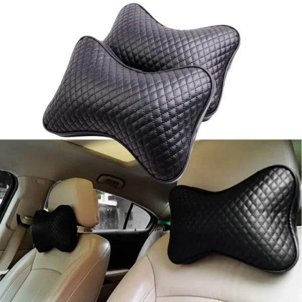Auto Head Neck Rest Cushion Headrest Pillow - Image 2