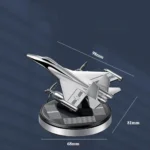 Fashion Car Air Freshener Natural Solar Powered Long-lasting Car Fragrance Diffuser Fighter Aeroplane Perfume - Image 3