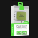 XUNNIU 2 Sockets 2 USB Car Charger - Image 3