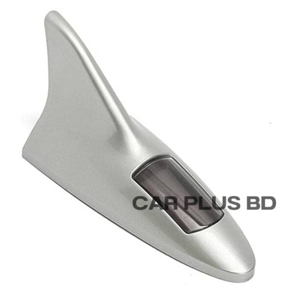 Car Solar Shark Fin Antenna Fin Roof Antenna Flash Warning Tail Light Solar Power Antenne Voiture Antena Coche Citaaz Universal 8 LED - Image 5