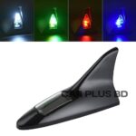 Car Solar Shark Fin Antenna Fin Roof Antenna Flash Warning Tail Light Solar Power Antenne Voiture Antena Coche Citaaz Universal 8 LED - Image 4