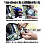 Mini Blind Spot Mirror Wide Angle Convex Rear View Mirror 2ps - Image 3
