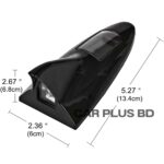 Car Solar Shark Fin Antenna Fin Roof Antenna Flash Warning Tail Light Solar Power Antenne Voiture Antena Coche Citaaz Universal 8 LED - Image 2