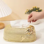 Luxury Drawout Tissue Box, European-style Tissue Box