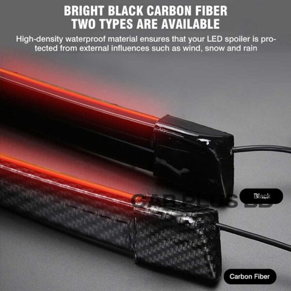 Car Universal Rear Wing Spoiler Light Flexible - Image 3