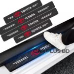Carbon Fiber Car Door Sill Sticker Protectors (4 pcs.) – Toyota