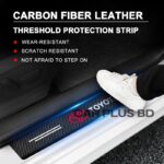 Carbon Fiber Car Door Sill Sticker Protectors (4 pcs.) – Toyota - Image 2