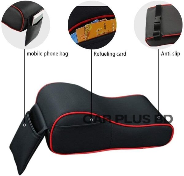 Car Seat Arm Support Car Center Console Armrest Thick Cushion, Memory Foam Arm Rest Pillow - Image 2