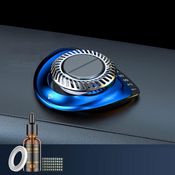 Solar Car Air Freshener With Parking Card new model - Image 3