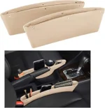Car Seat Pocket Catcher: Car Seat Gap Filler Organizer: Car Seat Pocket Holder Organizes - Image 2