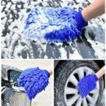 Microfiber Washing Hand Gloves Car Window Dust Cleaning Household Cleaning Kitchen Cleaning - Image 3
