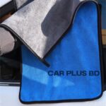 2 in 1 Car Washing Cloth 60*40 cm 500 gsm medium Size Micro Fiber Towel Double Layer - Image 2