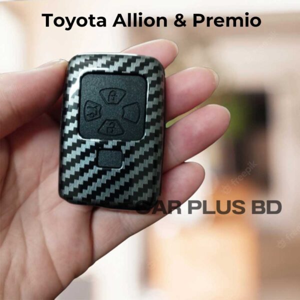 Carbon Fiber Car Key Cover Remote Fob Protector Case - Image 3