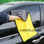 2 in 1 Car Washing Cloth 60*40 cm 500 gsm medium Size Micro Fiber Towel Double Layer