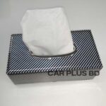Carbon fiber Car tissue box Car interior Universal Car Black Color Paper Holder Big size 10/5 inche
