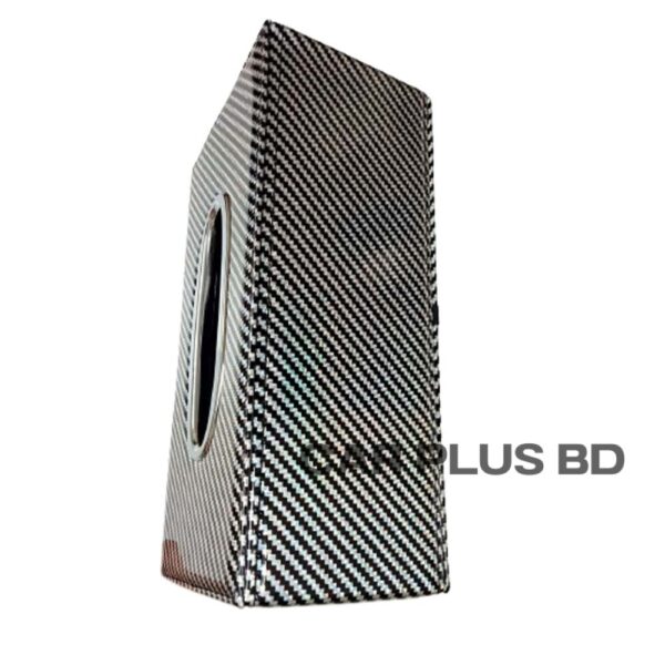 Carbon fiber Car tissue box Car interior Universal Car Black Color Paper Holder Big size 10/5 inche - Image 4