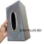Carbon fiber Car tissue box Car interior Universal Car Black Color Paper Holder Big size 10/5 inche - Image 3