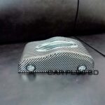 Carbon fiber car shape tissue box Car interior Universal Car Black Color Tissue Holder - Image 3
