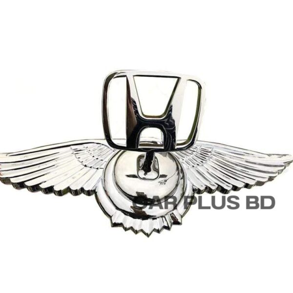 Honda eagle bonnet logo Car Hood Ornament Bonnet Emblem Sticker for Honda Cars, Metal silver color 1 pes - Image 4