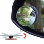 Mini Blind Spot Mirror Wide Angle Convex Rear View Mirror 2ps - Image 2