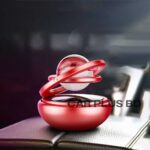 Double Ring Solar Car Perfume with Boll