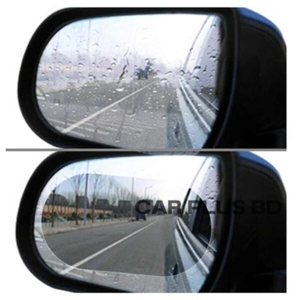 Anti-Fog Protective Film HD Anti-Water, Anti-Mist, Anti-Fog, Waterproof Oblong Rearview Side Mirror - Image 3