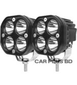 Car 40W fog light 4 bulb White Color Cube LED Auxiliary Light 3 Inch