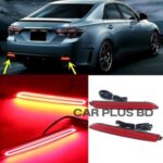 1 Pair Car LED Rear Bumper Reflector Brake Lights Red Lamp