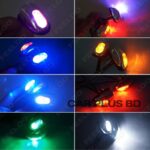 2Pcs Car LED Lights Windshield LED Lamp Wiper Jet Water Spray Decorative 7-Color Optional New - Image 2