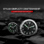 Car Clock, Analog Luminous Quartz Watch (Black) Steel, Easy to Read Digital Display, 3 Installation Methods, Ideal Dashboard Accessory for Safer Driving - Image 8