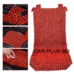 Summer Natural Wood Beaded Seat Cover Massaging Cool Cushion Red Brown and wood colour colour For Car Van Truck Bus Office Home wood colour - Image 3