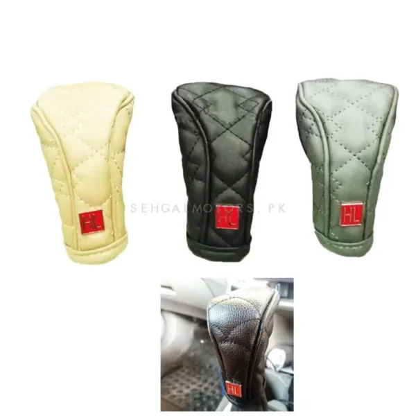 HL Gear Shift Knob For Auto Leather Cove - Image 2