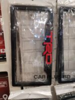 TRD Car number plate cover 2pes - Image 2
