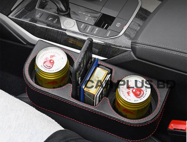 Car Seat Gap Inserted 2-cup Holder Drink Bottle Storage - Image 2